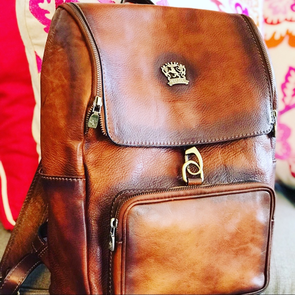 Pratesi leather backpack